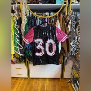 Custom Sequin Jersey Dress 30th Birthday
